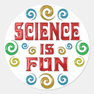 Science is FUN Classic Round Sticker