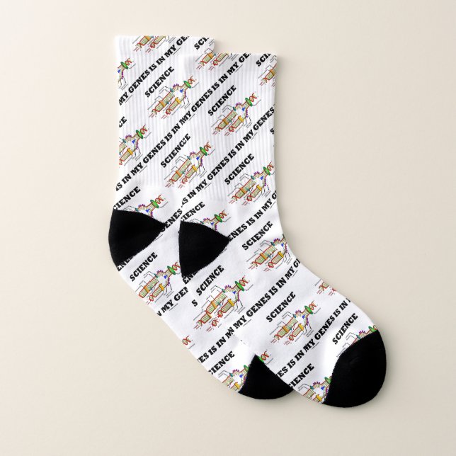 Science Is In My Genes Biology DNA Replication Socks (Pair)