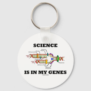 Science Is In My Genes (DNA Replication) Key Ring