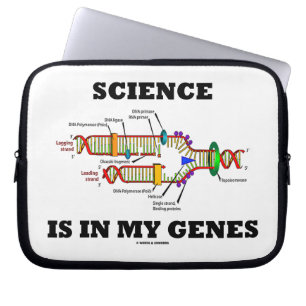 Science Is In My Genes (DNA Replication) Laptop Sleeve