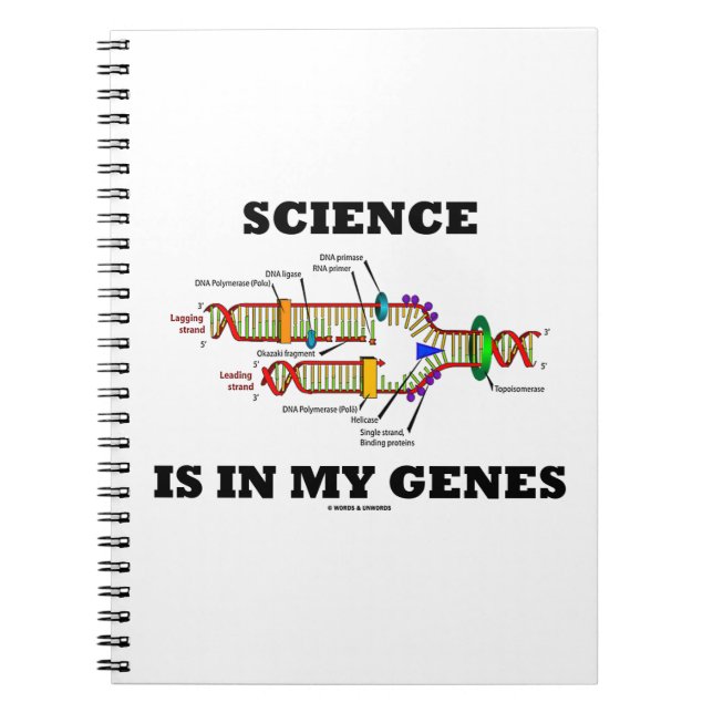 Science Is In My Genes (DNA Replication) Notebook (Front)
