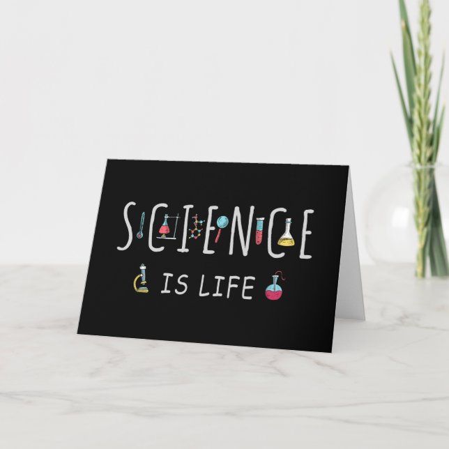 Science is life card (Front)