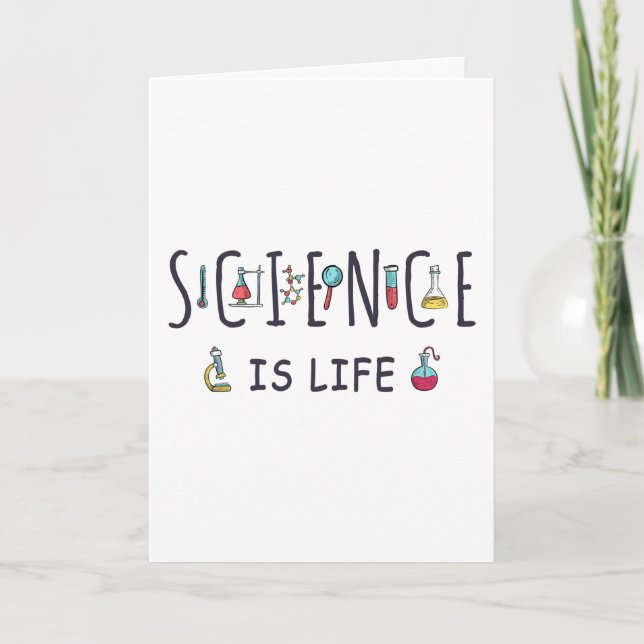 Science is life card (Front)