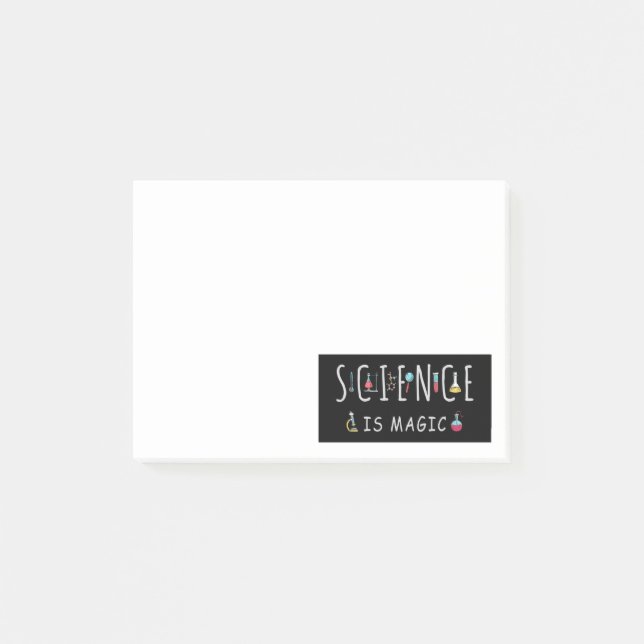 Science is magic post-it notes (Front)