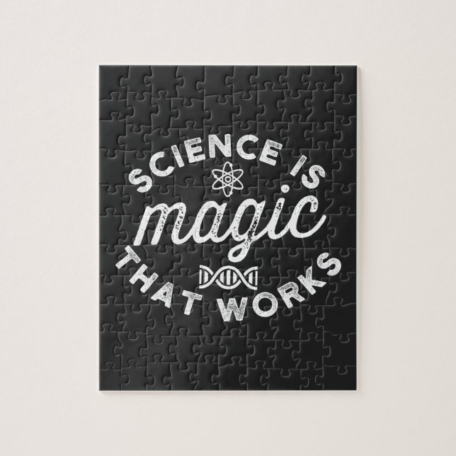 SCIENCE IS MAGIC THAT WORKS JIGSAW PUZZLE (Vertical)