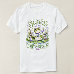 Science is my Swamperpower Frog Scientist T-Shirt