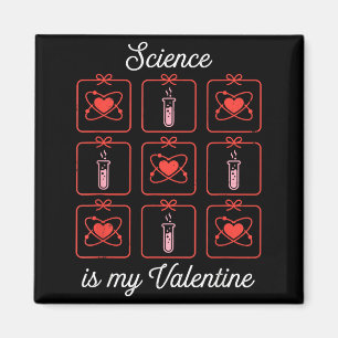 Science Is My Valentine Chemistry Atom Test Tube T Magnet