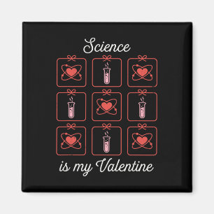 Science Is My Valentine Chemistry Atom Test Tube T Magnet