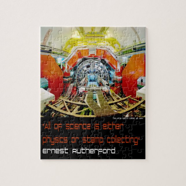 Science is Physics or Stamp Collecting Jigsaw Puzzle (Vertical)