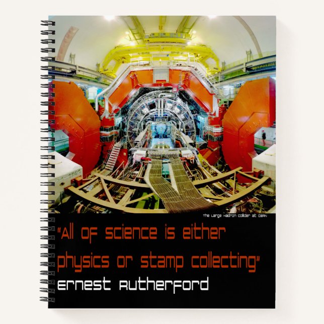 Science is Physics or Stamp Collecting Notebook (Front)