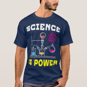 Science Is Power Funny Science For Men & Women Pre T-Shirt