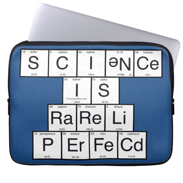 Science Is Rarely Perfect Laptop Sleeve (Front)