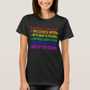 Science Is Real 8 Billion Trees  T-Shirt