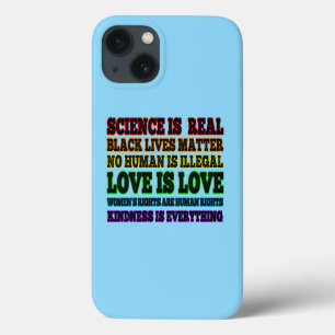 Science is Real Black Lives Matter iPhone 13 Case