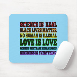 Science is Real Black Lives Matter Mouse Mat