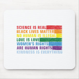 Science Is Real Black Lives Matter Mouse Mat