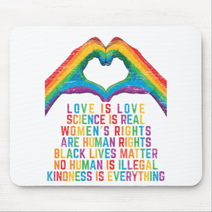 science is real - black Lives Matter Mouse Mat