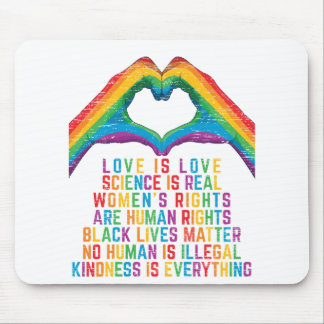 science is real - black Lives Matter Mouse Mat