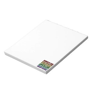 Science is Real Black Lives Matter Notepad