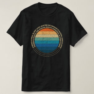 science is real black lives matter T-Shirt