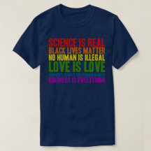 Science Is Real Black Lives Matter T Shirt