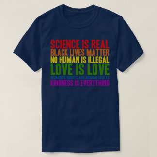 Science Is Real Black Lives Matter T Shirt