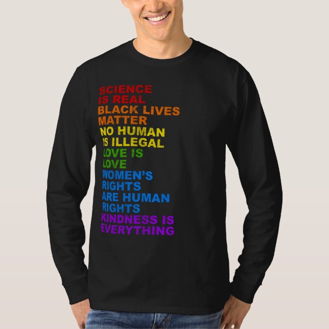 Science is Real Distressed T-Shirt (Front)
