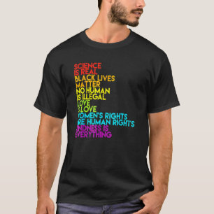 Science Is Real Lgbt Pride Lgbt Community Human R T-Shirt
