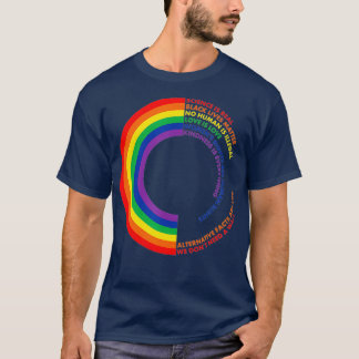 Science is Real Love is Love message T-Shirt