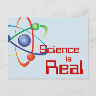 Science Is Real Postcard