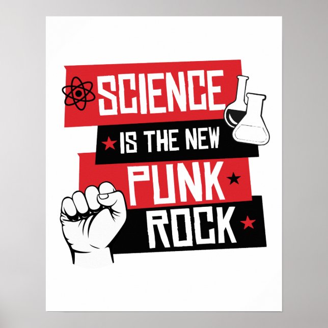 SCIENCE IS THE NEW PUNK ROCK POSTER (Front)