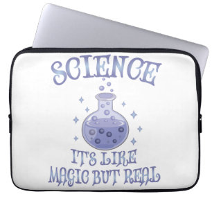 Science - It's Like Magic But Real Laptop Sleeve