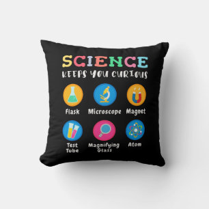 Science keeps you curious cushion