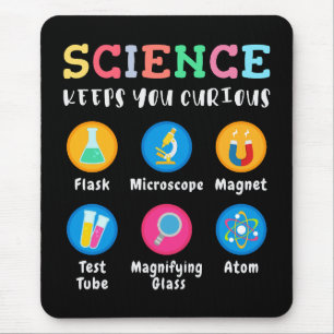 Science keeps you curious mouse mat