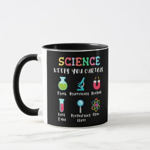Science keeps you curious mug
