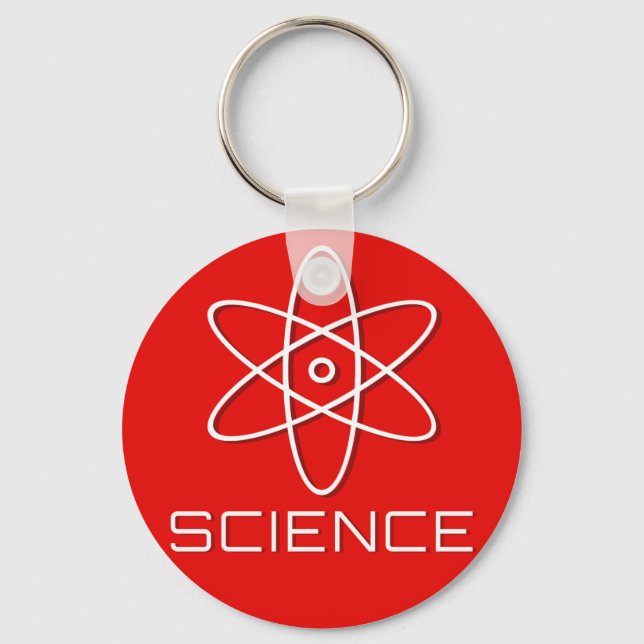 Science Keychain Red (Front)