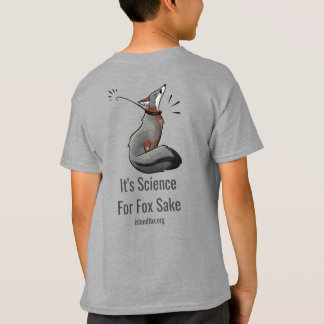 Science Kids T-Shirt Logo Front Science Fox Back