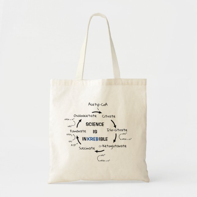 Science Kreb's Cycle Biology Teacher Appreciation Tote Bag (Front)