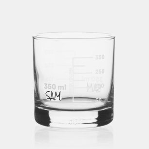 Science Lab Beaker Personalised Glass Chemistry