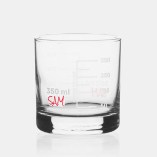 Science Lab Beaker Personalised Glass Chemistry