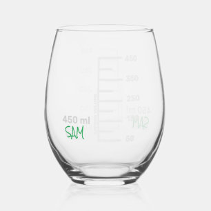 Science Lab Beaker Personalised Glass Chemistry