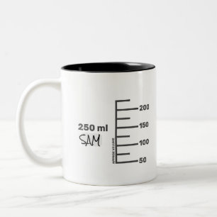 Science Lab Beaker Personalised White Mug