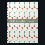 Science Lab Chemistry Pattern  School Notebook<br><div class="desc">Science Note Books for Chemistry</div>
