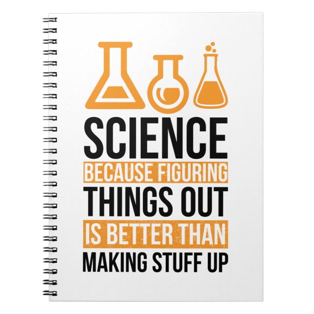 Science Lab laboratory technician Scientist Notebook (Front)