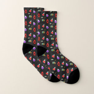 Science Lab Pattern Socks