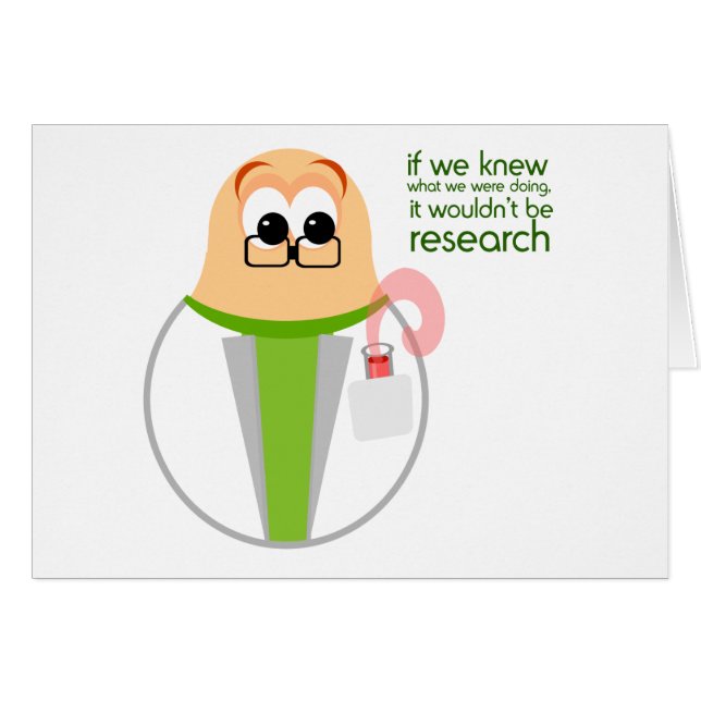 Science Lab Researcher Card (Front Horizontal)