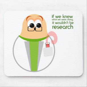 Science Lab Researcher Mousepad