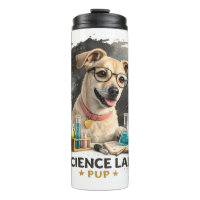 Science Lab Superstar Cute Dog with Glasses