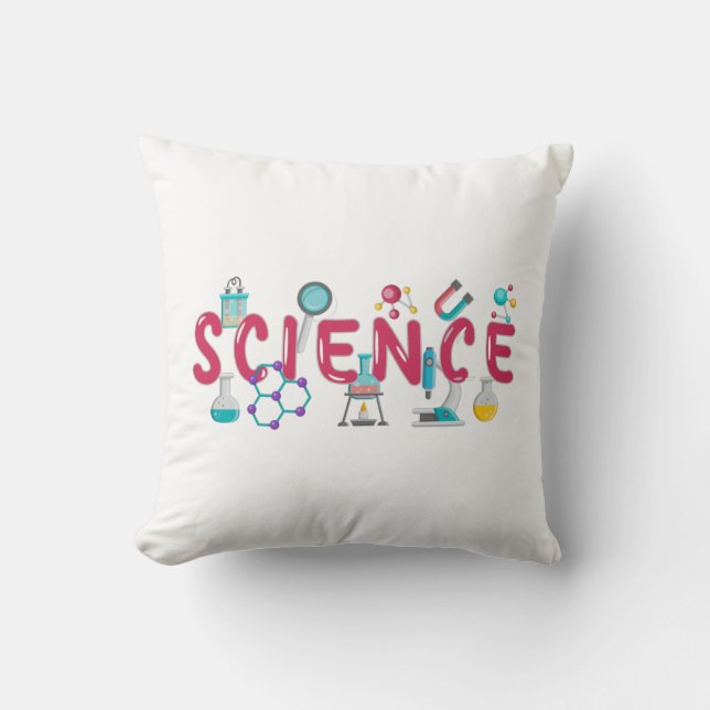 Science laboratory apparatus cushion (Front)