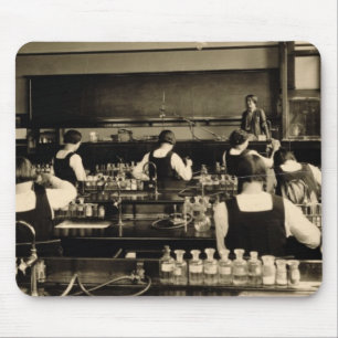Science Lesson at the London Grammar School for Gi Mouse Mat